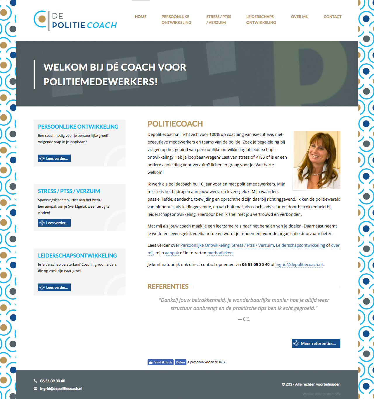 Website design homepage
